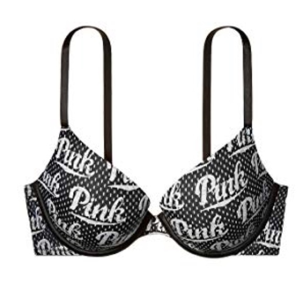 VS PINK Wear Everywhere Push Up Bra
